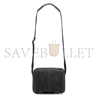 LOEWE MILITARY XS ANAGRAM IN SOFT CALFSKIN AND JACQUARD B553A72X16-1268 (23*18*9cm)
