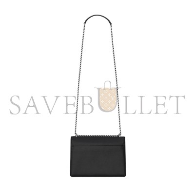 YSL SUNSET MEDIUM IN SMOOTH LEATHER 442906D420N1000 (22*15*6.5cm)