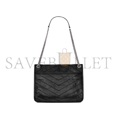 YSL NIKI MEDIUM IN VINTAGE LEATHER 6331580EN041000 (28*20*8.5cm)