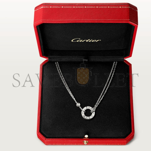 CARTIER  LOVE NECKLACE, 2 DIAMONDS B7219400