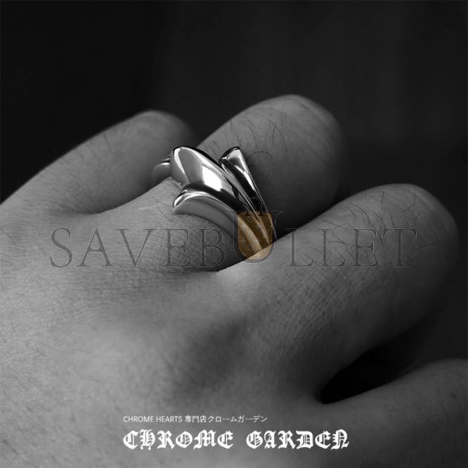 CHROME HEARTS 720 HALF CROSS TAIL RING