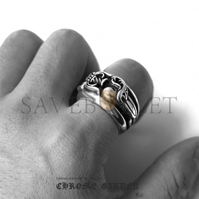 CHROME HEARTS DAGGER HEART RING