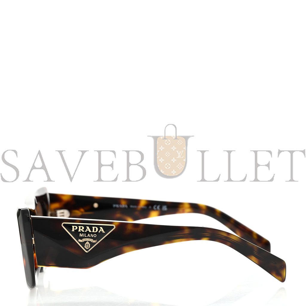 PRADA ACETATE SYMBOLE SUNGLASSES SPR 13Z HAVANA