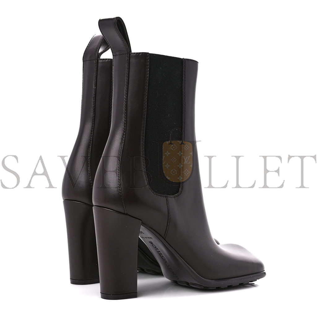 BOTTEGA VENETA CALFSKIN STORM CHELSEA BOOTS 355 BROWN 