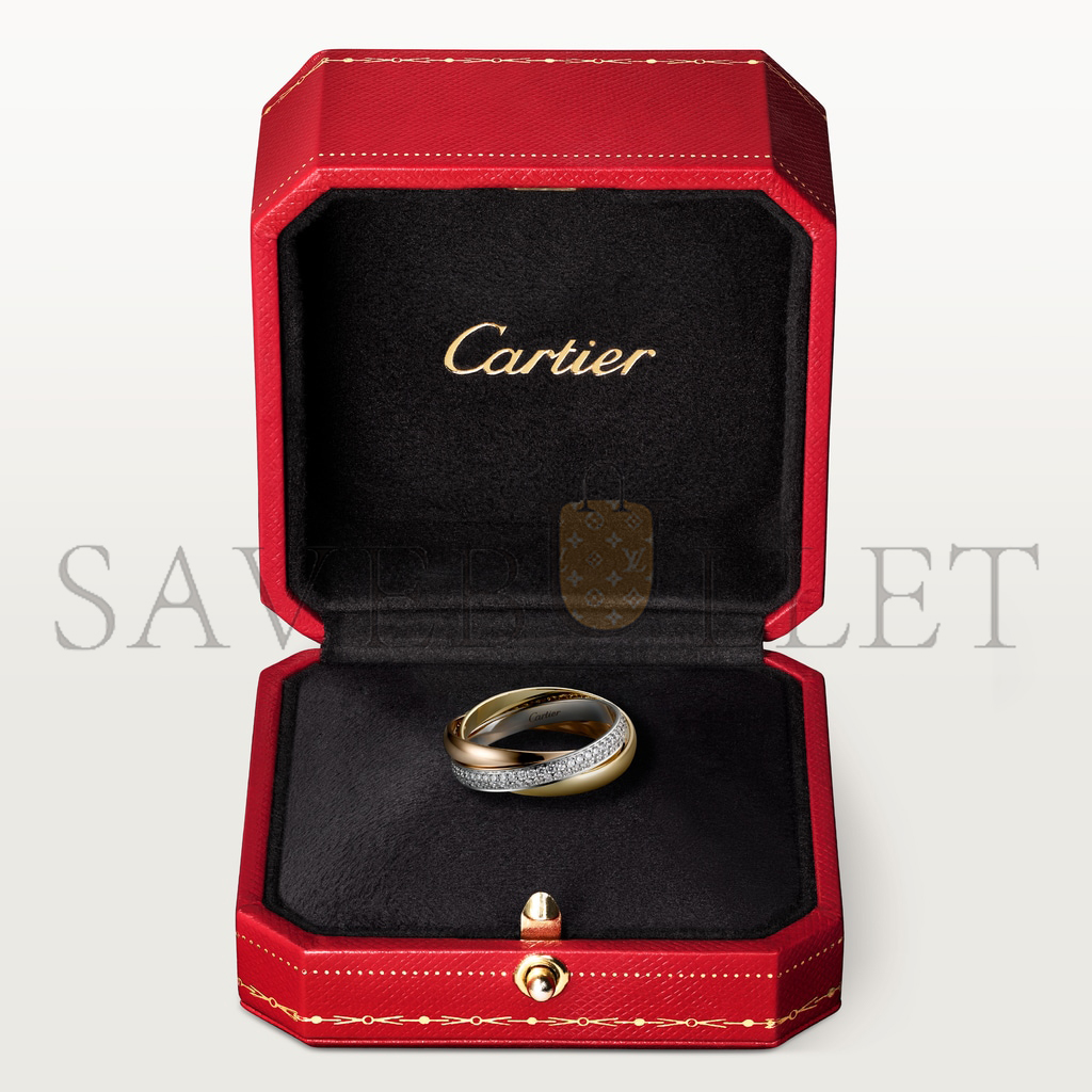 CARTIER TRINITY RING, SMALL MODEL B4086000