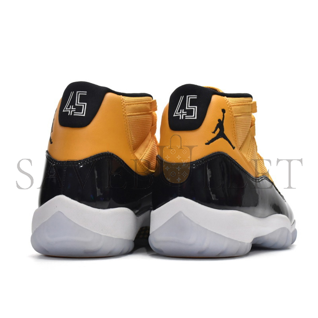 NIKE AIR JORDAN 11 RETRO BLACK YELLOW CT8012-118