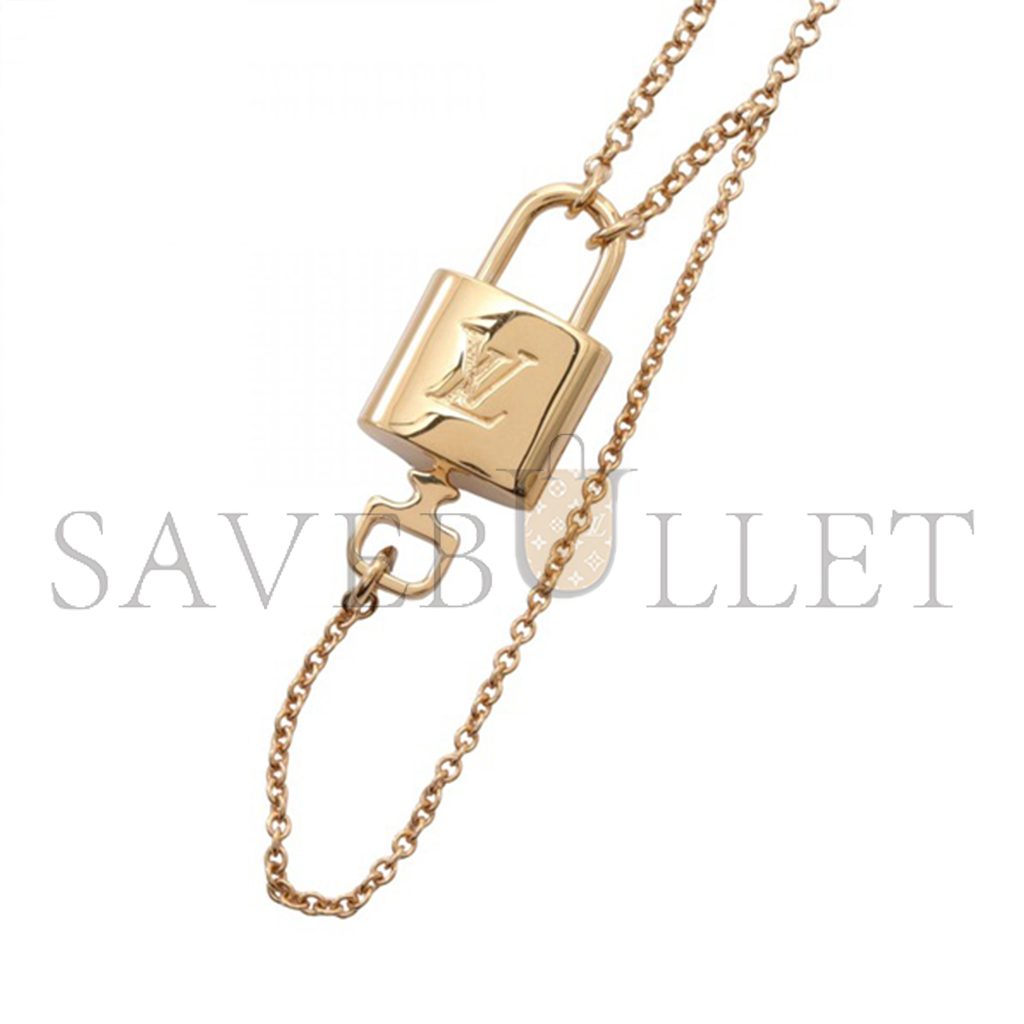 LOUIS VUITTON COLLIER LV LOCKY GOLD M00567