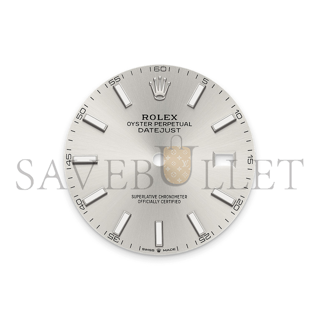 ROLEX DATEJUST 41 OYSTER, 41 MM, OYSTERSTEEL AND WHITE GOLD WATCH 126334-0004