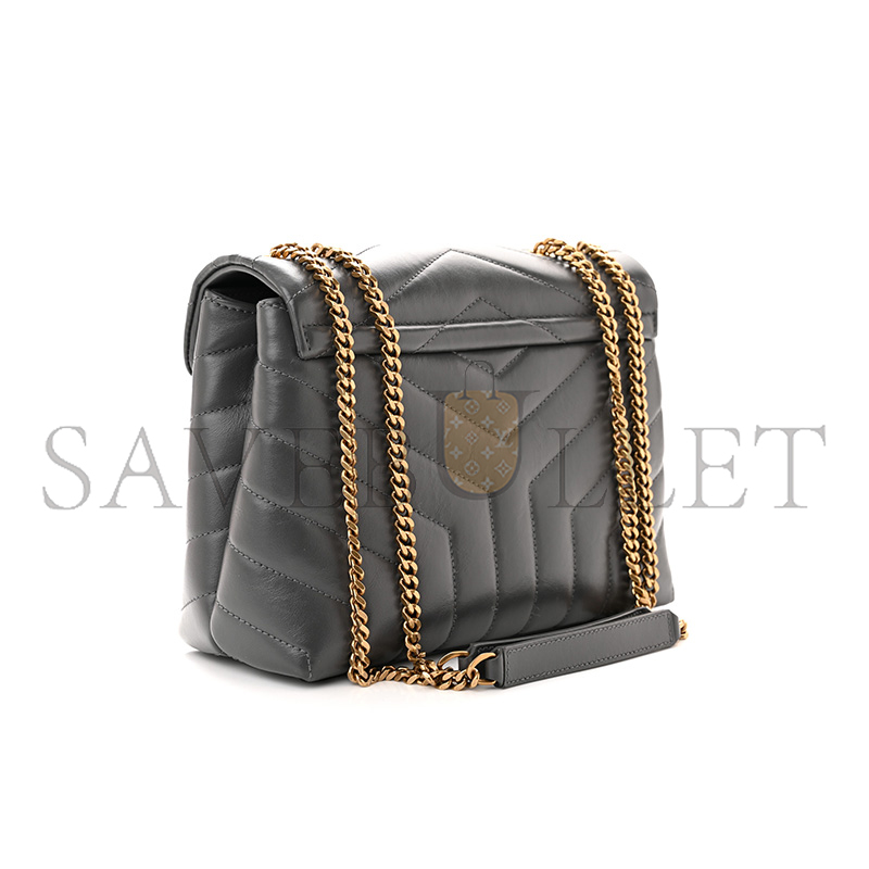 YSL LOULOU SMALL CHAIN BAG IN QUILTED LEATHER 494699027612 (23*17*9cm)