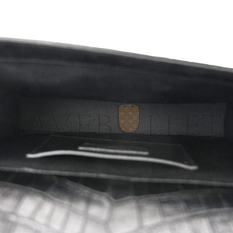 YSL KATE MEDIUM TASSEL IN CROCODILE-EMBOSSED LEATHER 354119DND0N1000 (24*14.5*5.5cm)