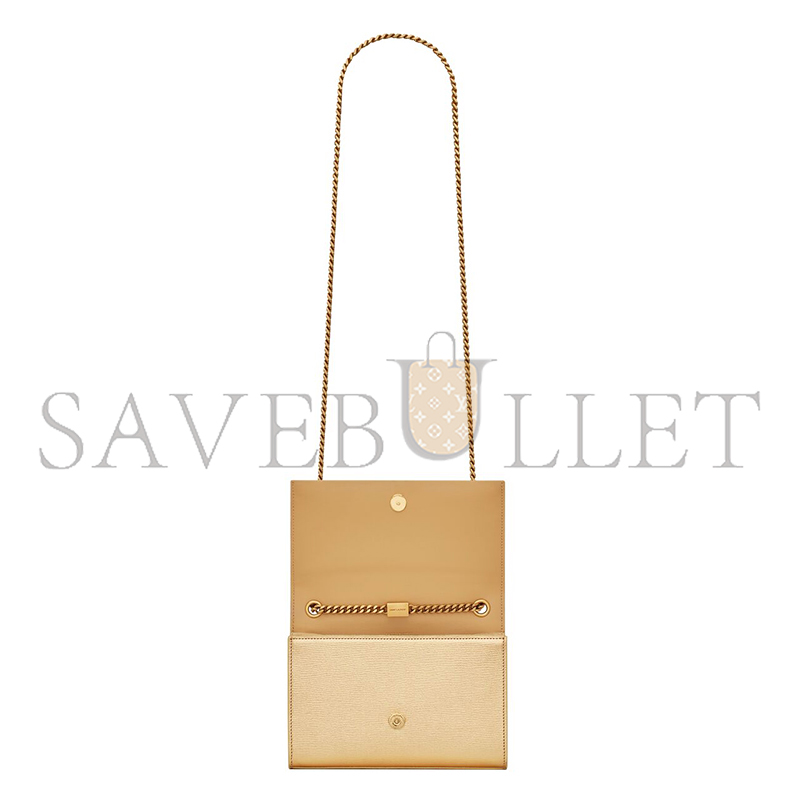 YSL KATE SMALL IN METALLIC LEATHER 469390AAAKT8030 (20*12.5*5cm) YSL KATE SMALL IN METALLIC LEATHER 469390AAAKT8030 (20*12.5*5cm)