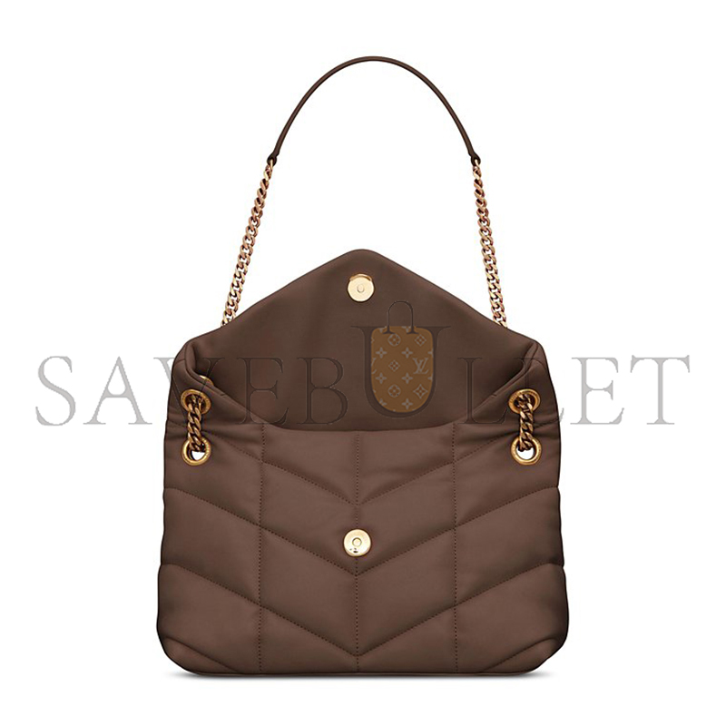 YSL PUFFER SMALL IN NAPPA LEATHER 5774761EL072851 (29*17*11cm)