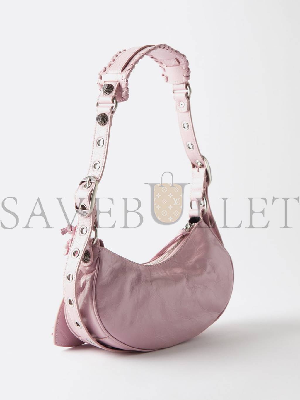 BALENCIAGA PINK LE CAGOLE XS LEATHER SHOULDER BAG  MATCHESFASHION US (26*13*5cm)