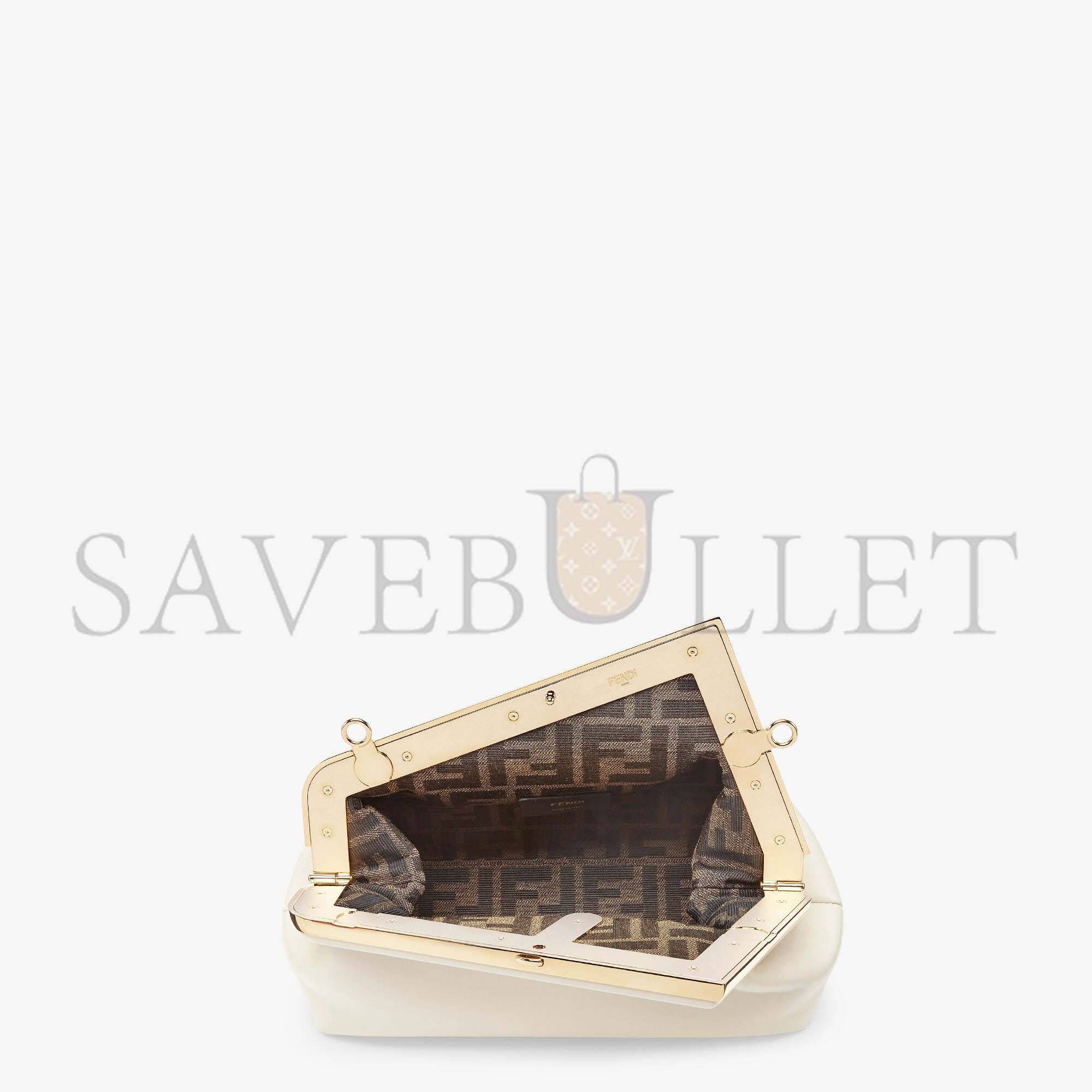 FENDI FIRST SMALL - CAMELLIA LEATHER BAG 8BP129ABVEF0VWM (26*18*9.5cm)